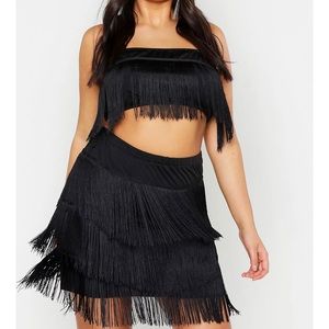 Fringe two piece outfit
